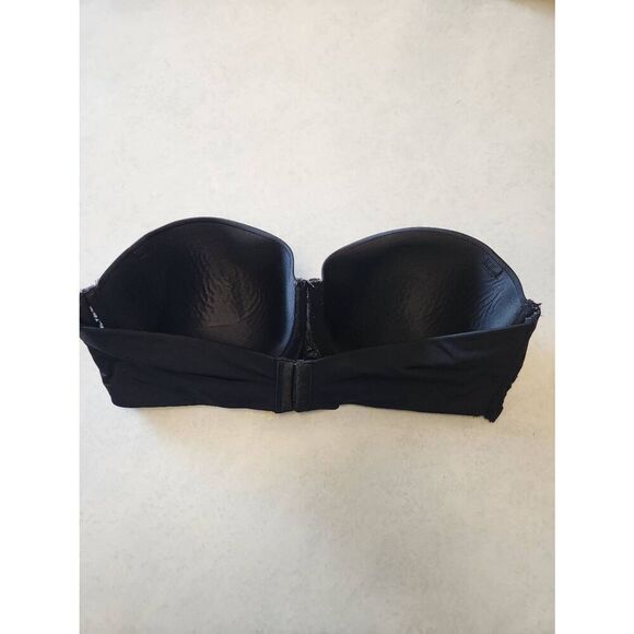 Calvin Klein Seductive Comfort Customized Lift Strapless Bra F2934 Black 38C - Picture 2 of 3